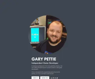 Garypettie.com(Gary Pettie) Screenshot