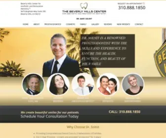 Garysolnitdds.com(Beverly Hills Prosthodontist) Screenshot