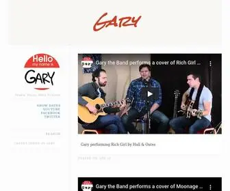 Garytheband.com("Gary" the band) Screenshot