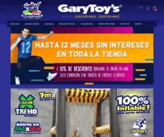 Garytoys.com.mx(Venta de brincolines) Screenshot