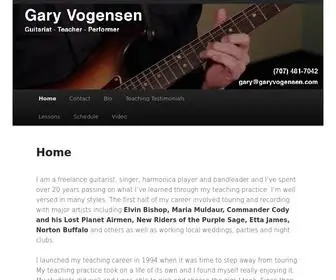 Garyvogensenmusic.com(Gary Vogensen Music) Screenshot