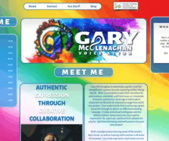 Garyvoice.com(Gary McClenaghan Voice Actor) Screenshot