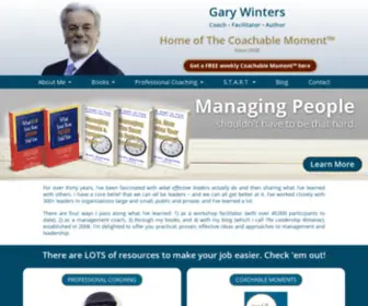 Garywinters.com(Practical, Proven, Effective Leadership) Screenshot
