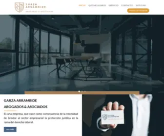 Garzaarrambide.com(GARZA ARRAMBIDE) Screenshot