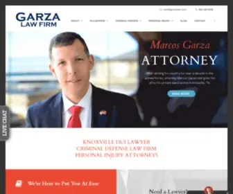 Garzalaw.com(Garza Law) Screenshot