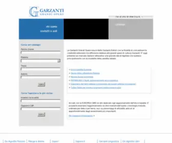 Garzantigrandiopere.it(Garzantigrandiopere) Screenshot