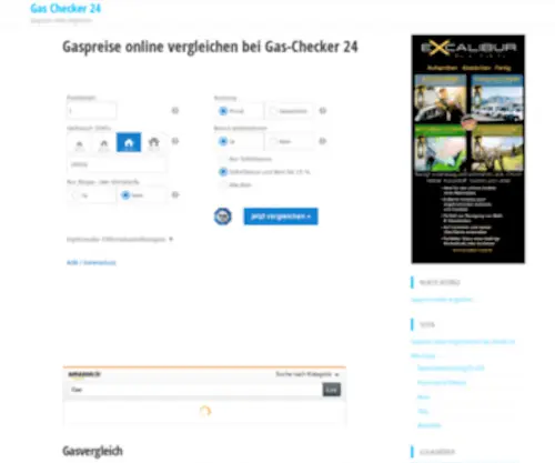Gas-Checker24.de(Gaspreise online vergleichen) Screenshot