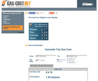 Gas-Cost.net(US Gas Prices) Screenshot