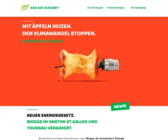 Gas-Hat-Zukunft.ch(Gas hat Zukunft) Screenshot