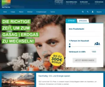 Gasag.de(Energieversorger für Ökostrom & Ökogas) Screenshot