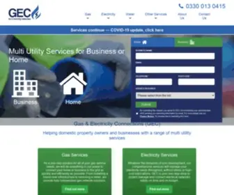 Gasandelectricityconnections.co.uk(Gas & Electricity Connections) Screenshot