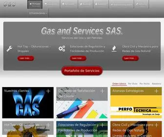 Gasandservices.com(Gas & Services S.A.S) Screenshot