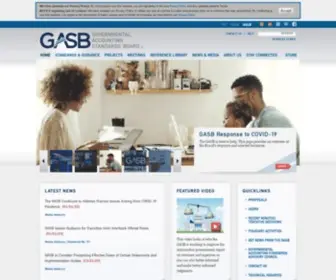 Gasb.org(GASB Home) Screenshot