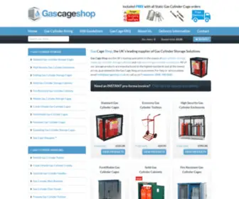 Gascageshop.co.uk(Gas Cage Shop) Screenshot