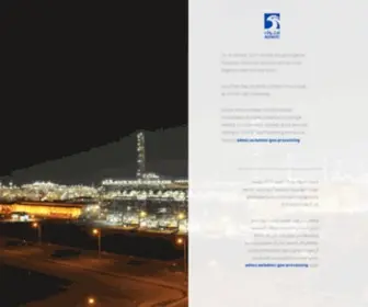 Gasco.ae(Abu Dhabi National Oil Company) Screenshot