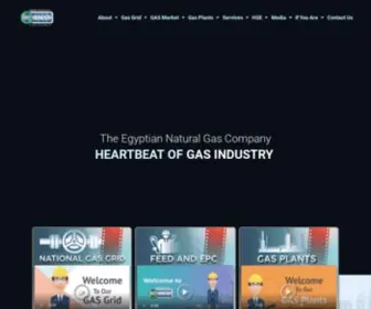 Gasco.com.eg(Heartbeat of Gas Industry) Screenshot