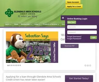 Gascu.org(Glendale Area Schools Credit Union) Screenshot