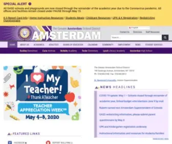 Gasd.org(The Greater Amsterdam School District) Screenshot