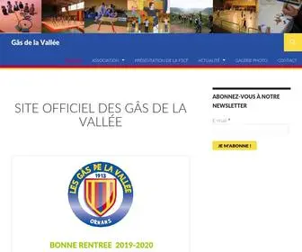 Gasdelavallee.fr(Les Gâs de la Vallée est une association multi) Screenshot