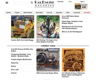 Gasenginemagazine.com(Gas Engine Magazine) Screenshot