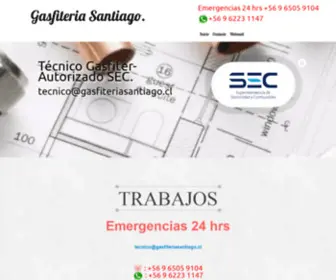 Gasfiteriasantiago.cl(Gasfiteria Santiago) Screenshot