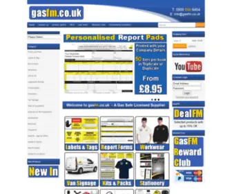 Gasfm.co.uk(Gas Safe Licensed Products) Screenshot