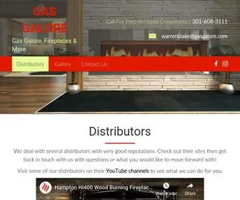 Gasgalore.com(Valor Fireplaces) Screenshot