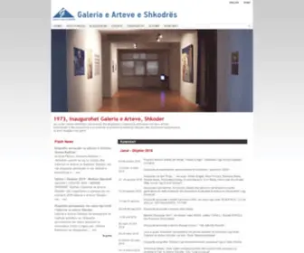 Gashkoder.com(GALERIA SHKODER) Screenshot