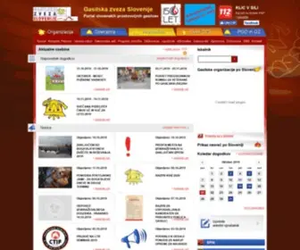 Gasilec.net(Gasilska Zveza Slovenije) Screenshot