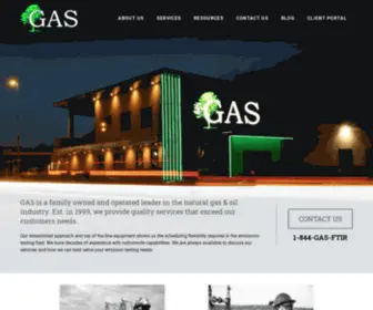 Gasinc.us(Great Plains Analytical Services) Screenshot