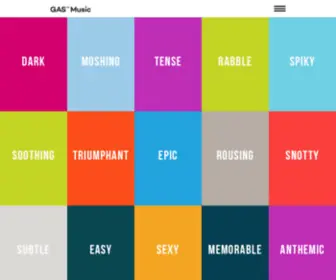 Gasismusic.co.uk(GAS Music) Screenshot