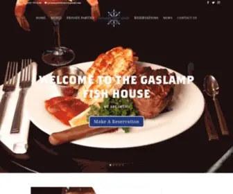 Gaslampfishhouse.com(San Diego Seafood Restaurant in Downtown) Screenshot