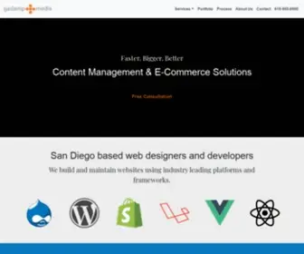 Gaslampmedia.com(San Diego Website Design & Development Company) Screenshot