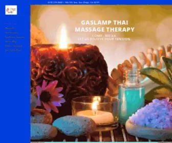 Gaslampthaimassage.com(Gaslamp Thai Massage Therapy) Screenshot