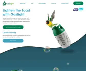 Gaslightbottle.co.uk(Lightweight gas bottles with Gaslight) Screenshot