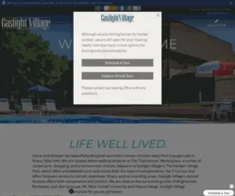 Gaslightvillageithaca.com(Gaslight Village Apartments) Screenshot