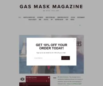 Gasmaskmagazine.com(GAS MASK) Screenshot