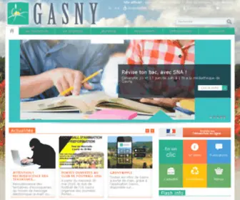 Gasny.fr(Site officiel de la commune) Screenshot