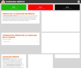 Gasolinamexico.com.mx(Consulta los precios de la gasolina en México) Screenshot