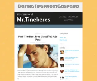 Gaspardtineberes.com(Dating Tips from Gaspard) Screenshot