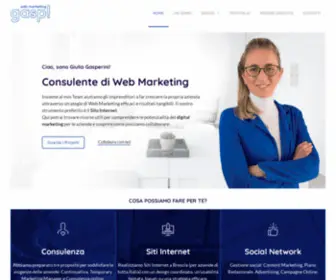 Gaspdesign.it(Web Marketing e Siti Internet Brescia) Screenshot