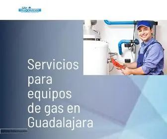 Gasplusservicios.com(Equipos de gas en Guadalajara) Screenshot