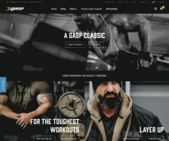 Gaspofficial.com(Gym Clothes & Weightlifting Apparel) Screenshot