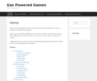 Gaspowered.com(Gas Powered Games) Screenshot