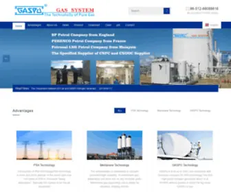 Gaspusystem.com(GASPU GAS TECH CO) Screenshot