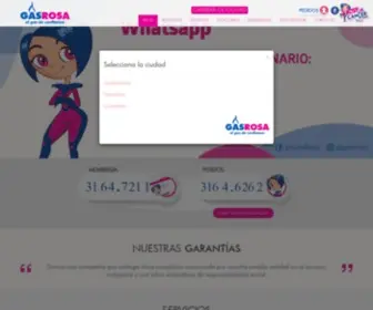 Gasrosa.com.mx(Gas Rosa el gas de confianza) Screenshot