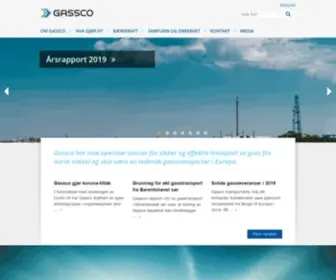 Gassco.no(Norsk gass) Screenshot