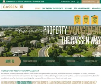 Gassen.com(Property Management Company) Screenshot