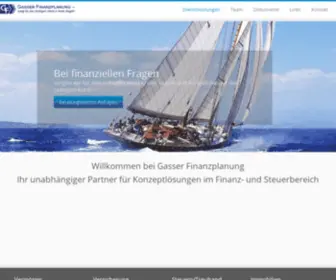 Gasserfinanzplanung.ch(Gasser Finanzplanung) Screenshot