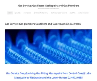 Gasservice.com.au(Professional Gasfitters and Gas Plumbers) Screenshot